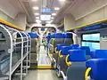 Intérieur d'un train