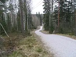 Piste du parc.