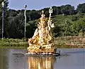 Statue de Padmasambhava sous la forme de gourou Nangsi Zilnön.