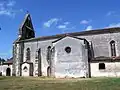 Vue sud de l'église Notre-Dame de Lerm (août&nbsp;2012)