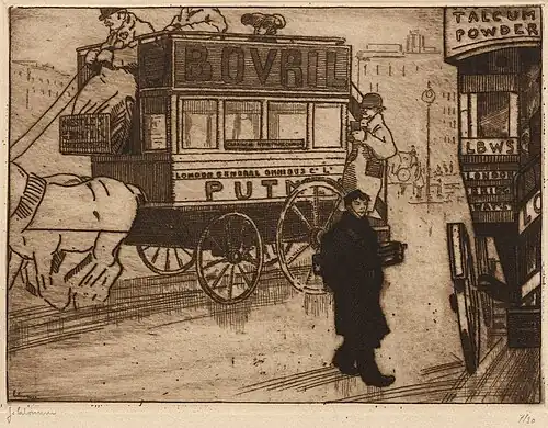 Les derniers bus (Londres, 1912)