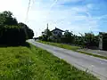 Les Arales, lieu le plus élevé (516 m) et le plus à l'est du canton de Genève.