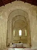 Le chœur de l'église Saint-Laurent.