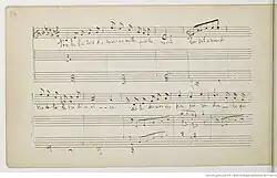 page du manuscrit