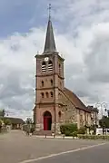 Vue d'ensemble de l'église.