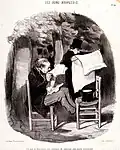 Les Bons Bourgeois, planche N°14, Honoré Daumier.