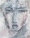 Les Brumes matinales, acrylique sur toile