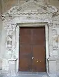 Porche sud, décor de Mamet Simon.