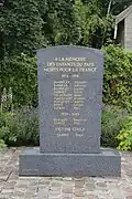 Le monument aux morts des Petites-Loges