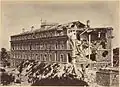 Ruines après le bombardement prussien de Paris, 1870-1871