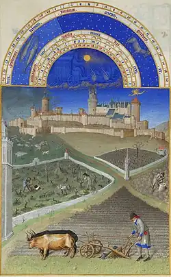 Château de Lusignan, Les Très Riches Heures du duc de Berry.