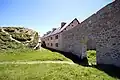 Les bâtiments du fort de l'Olive.