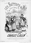 illustration de l'oeuvre musicale "Les batteurs de blé", 1870.