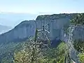  Falaises blanches au-dessus de Grenoble