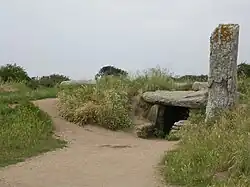 Les Pierres Plates, l'entrée.