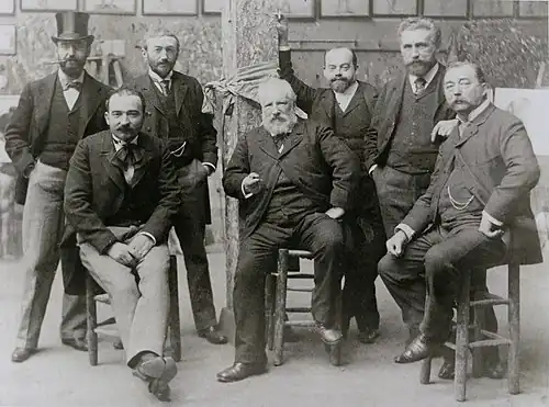 Les professeurs vers 1892.