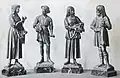 Les quatre saisons, bronzes artistiques de la cuivrerie Saint-Éloi