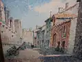Les remparts d'Avignon par Louis Ponsin.