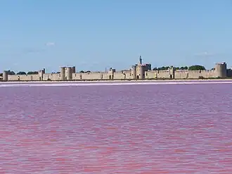 Les remparts d'Aigues-Mortes.