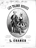 illustration de l'œuvre musicale "Les talons rouges polka régence"