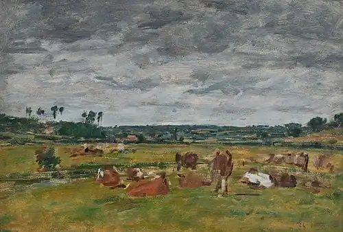 Paysage avec vaches (1881), Le Havre, musée d'Art moderne André-Malraux.