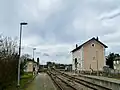 Les voies en direction de Poitiers.