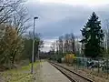 Les voies en direction de Limoges.
