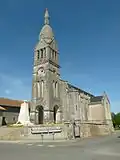 L'église de Lésignac.