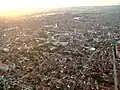 Ville de Leskovac vue du ciel