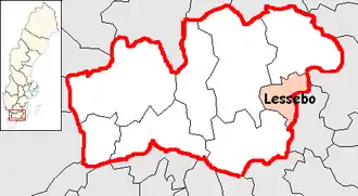 Localisation de Lessebo