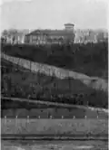 Château de Letna au tournant des XIXe et XXe siècles - vue depuis la Vltava