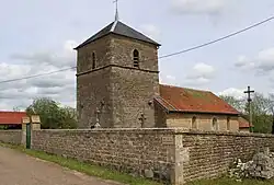 Vue de l'église en 2021.