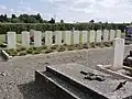 Tombes de guerre de la CWGC.