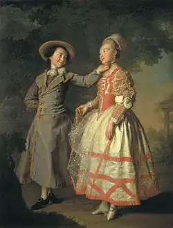E. N. Khrouchtchova et la  Princesse E. N. Khovanskaïa, 1773.