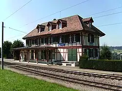 La station de Leymen a cent ans en 2010.