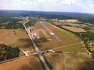 L'aérodrome de Figeac-Livernon.