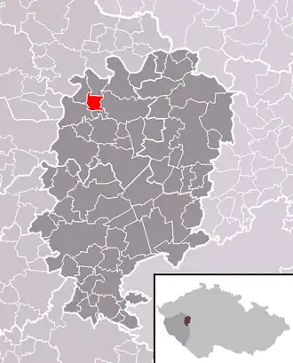 Localisation de Lhotka u Radnic