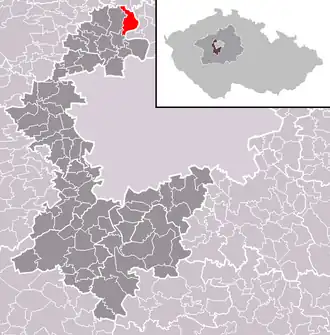 Localisation de Libčice nad Vltavou