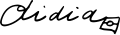 Signature de Lidia Thorpe