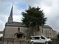 L'église Saint-Melaine.