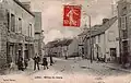 Liffré ː le milieu du bourg vers 1925 (carte postale).