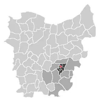 Localisation de Ottergem