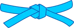 Ceinture bleu clair