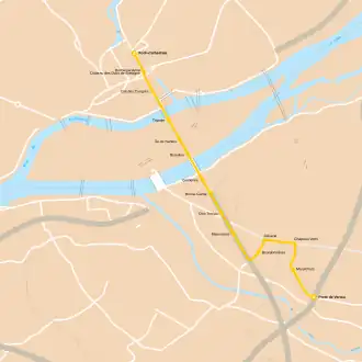 Carte de la ligne
