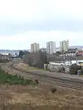 Arrivée à Montluçon, depuis le nord.