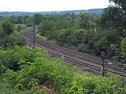 Début de la ligne de Nîmes