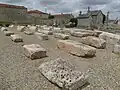 Les tombes médiévales.