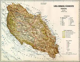 Localisation de Lika-Krbava