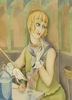 Portrait de Lili Elbe.