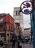 Le clocher depuis la rue Sainte-Catherine